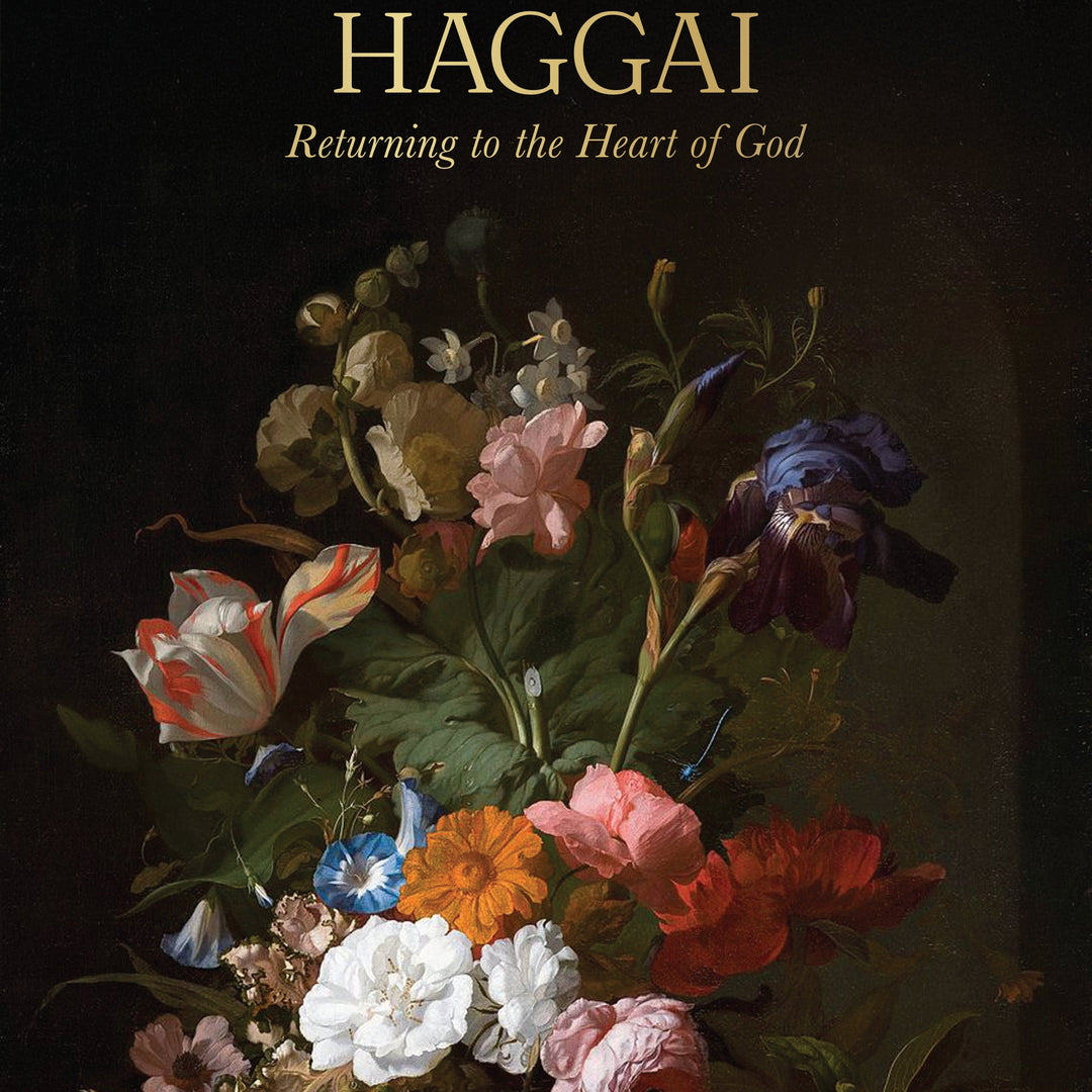 Haggai Returning of God cover art with multiple different color flowers