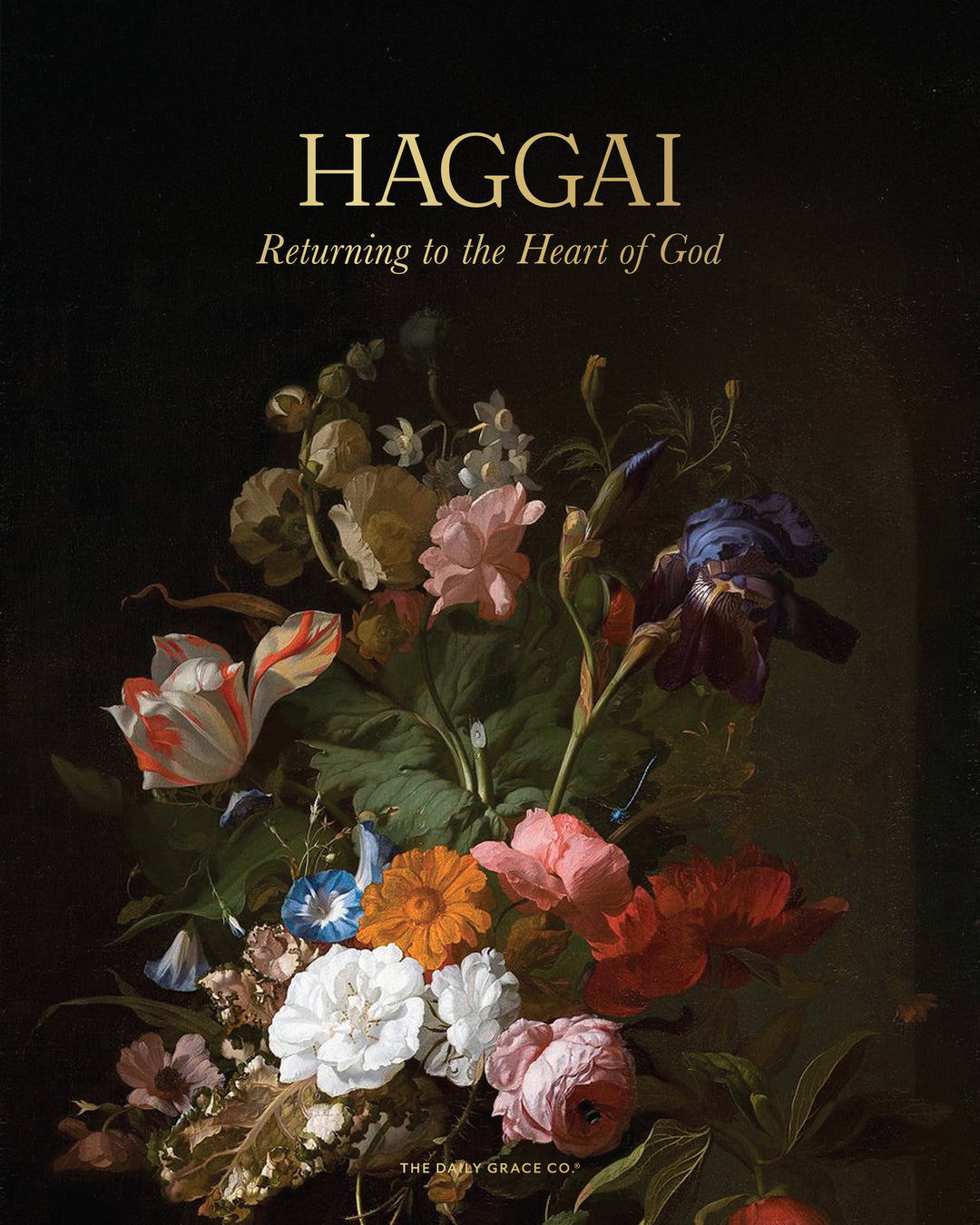 Haggai Returning of God cover art with multiple different color flowers