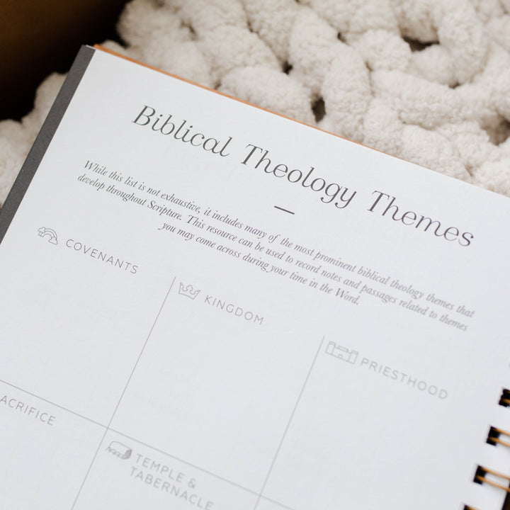 Biblical Theology Themes from Bible Study Journal 