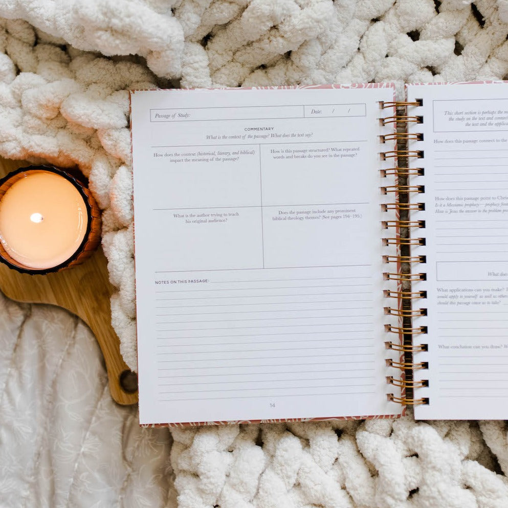 In the Word Journal - Pink Floral | TDGC – The Daily Grace Co.