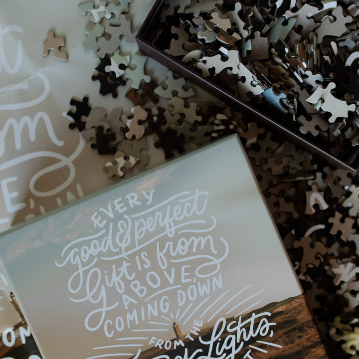 The James box cover and the bottom on multiple pieces near the James poster