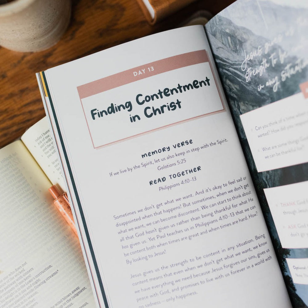 Contemptment Jesus Makes Me New Family Devotional – The Daily Grace Co.