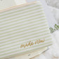 Made New Pencil Pouch - Green Stripe | TDGC