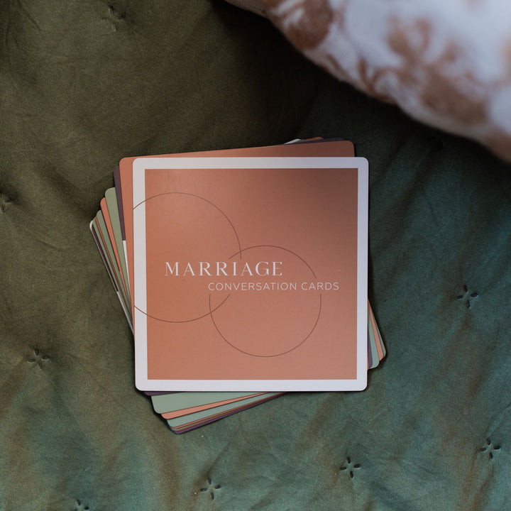 Marriage conversation cards cover card