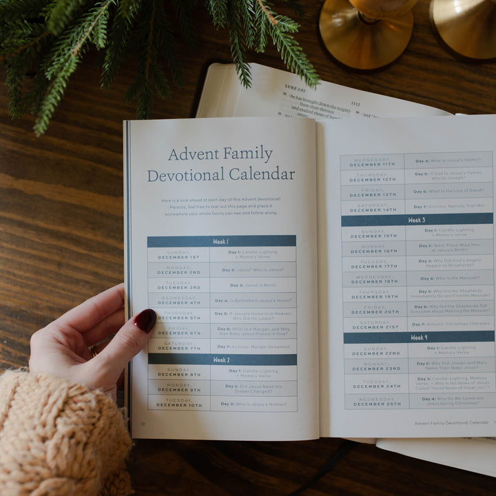 Advent Family Devotional Calendar in More Than a Manger