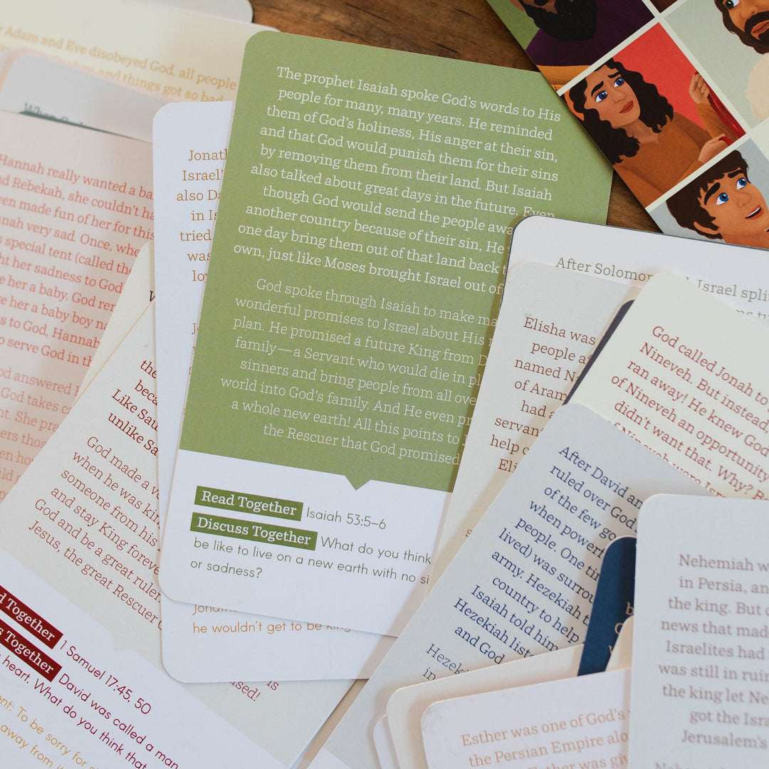 Cards for kids with people of the old testament