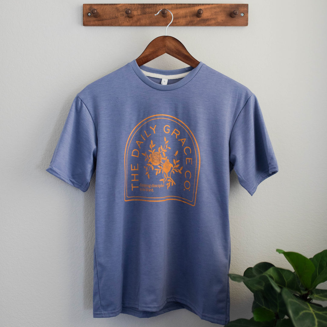 Blue Christian grace t-shirt