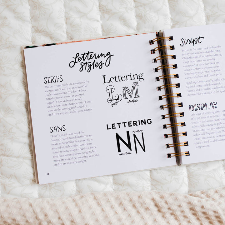 Scripture Lettering Workbook | The Daily Grace Co.