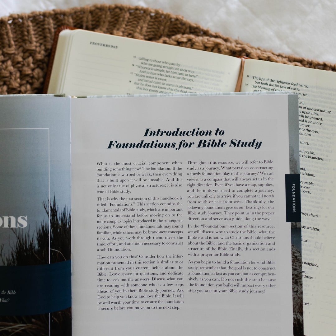 Introduction to Foundations for Bible Study in the Bible Study Handbook