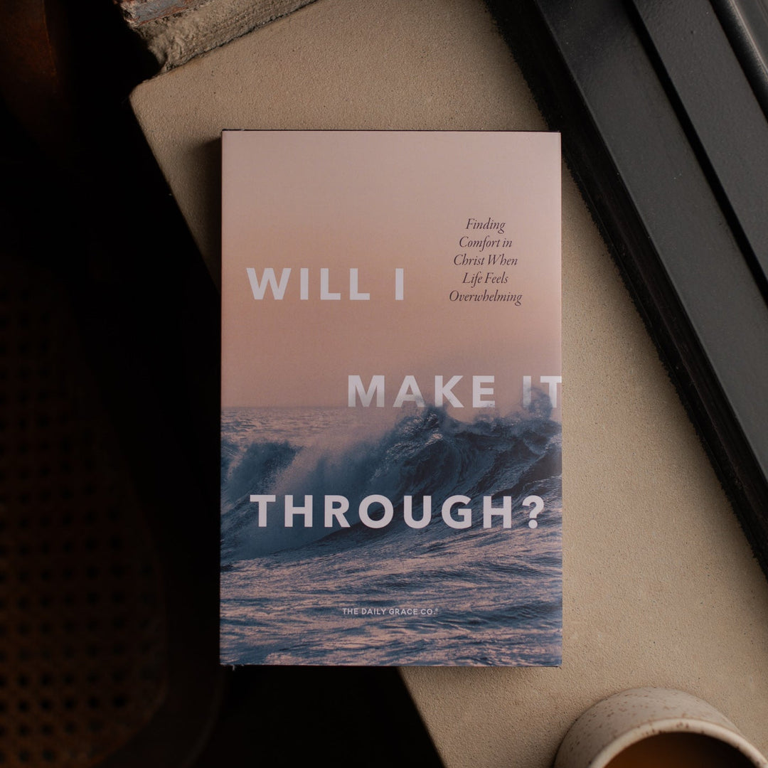 Will I Make It Through hardcover cover on a windowsill near a coffee cup