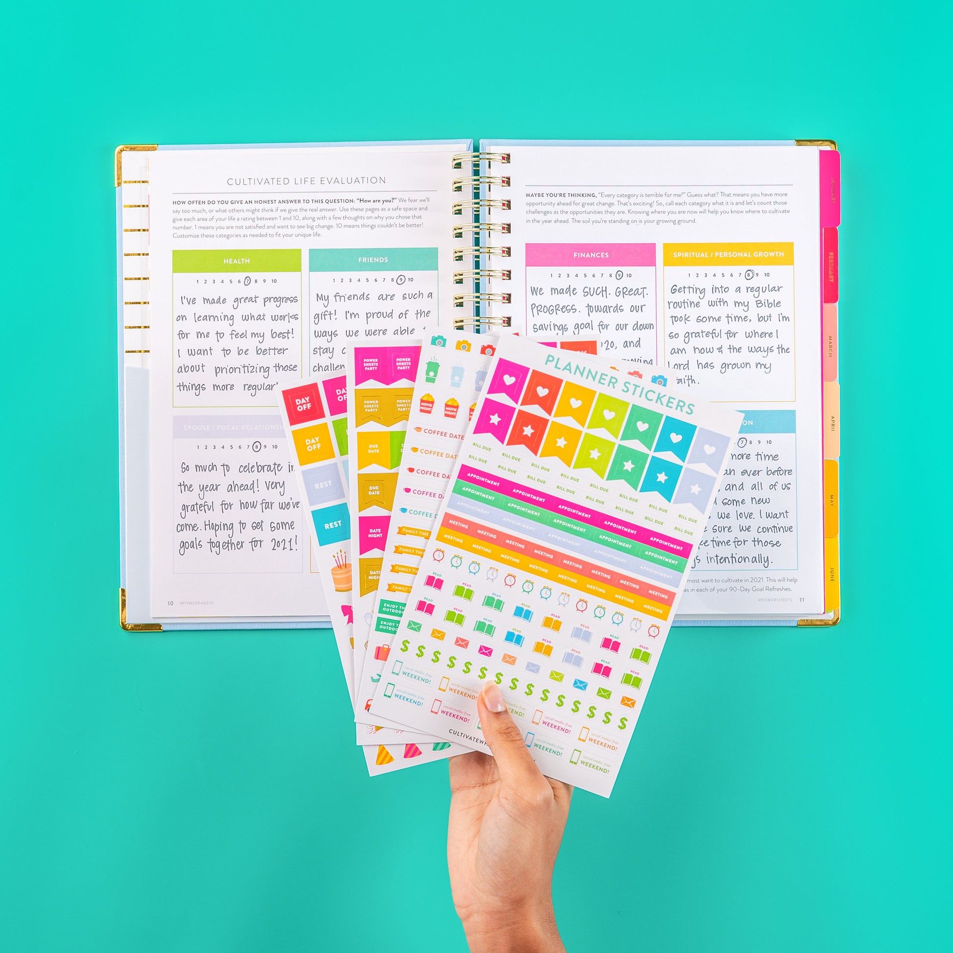 Essential Planner Stickers – Work Play Every Day