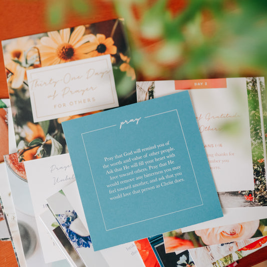31 Days of Prayer for Others Verse Card Set | TDGC