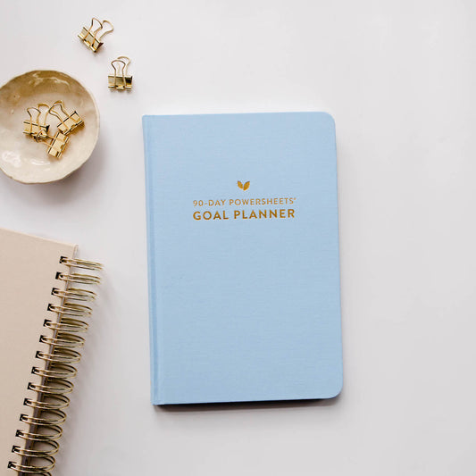 90-Day PowerSheets® Goal Planner | Weekly Undated (Leatherette)