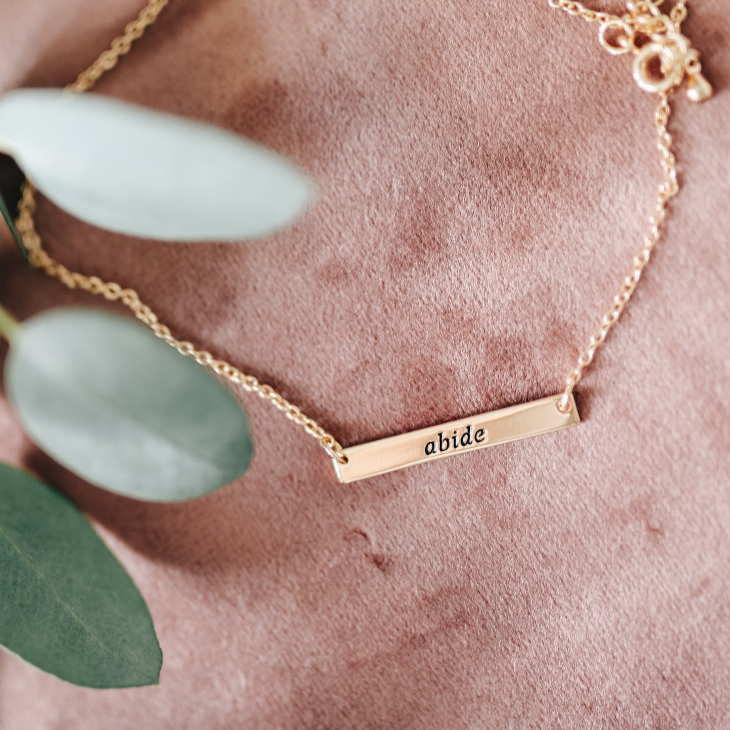 Abide Bar Necklace