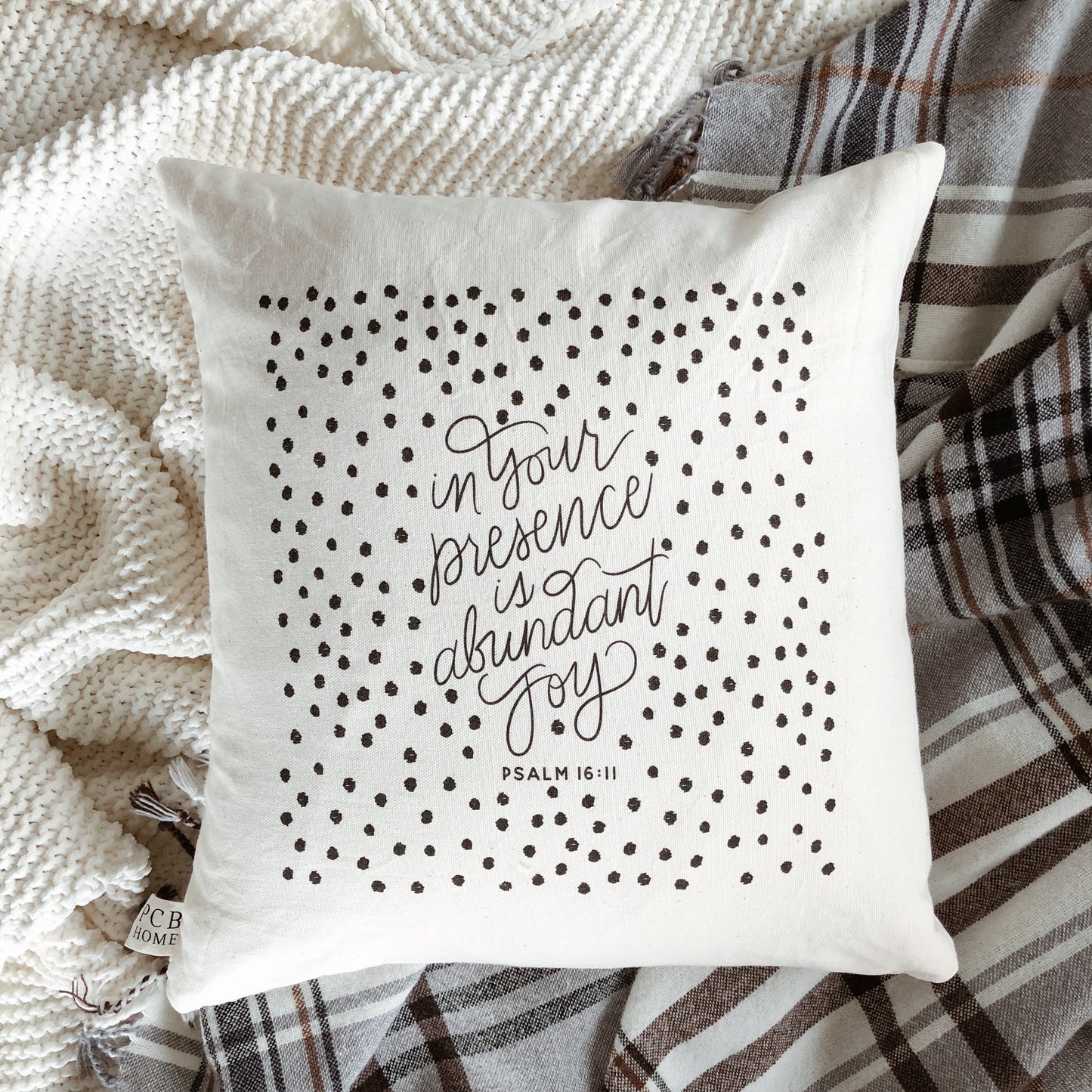 Abundant Joy Pillow Cover