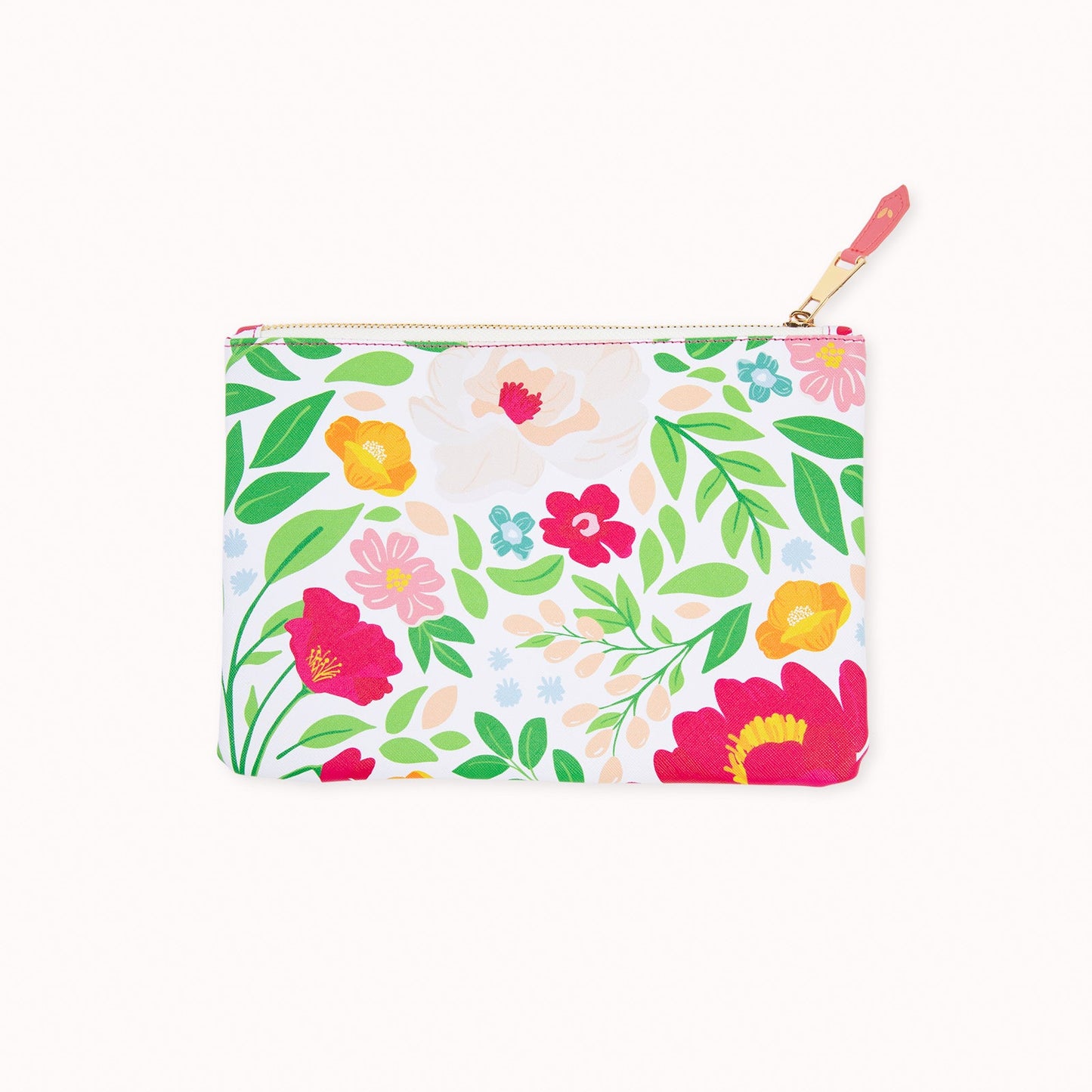 Accessory Pouch - Zipper pouch - Goal Setting - Cultivate What Matters - Blooms