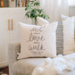 Act Justly, Love Mercy, Walk Humbly Pillow Cover