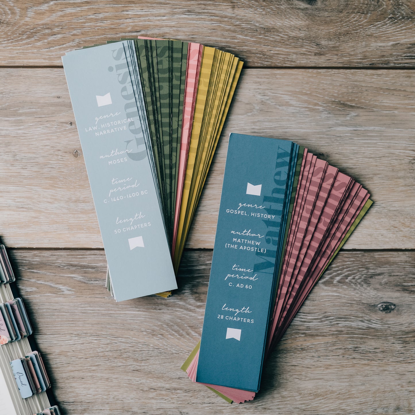 Books of the Bible Bookmark Set Bundle