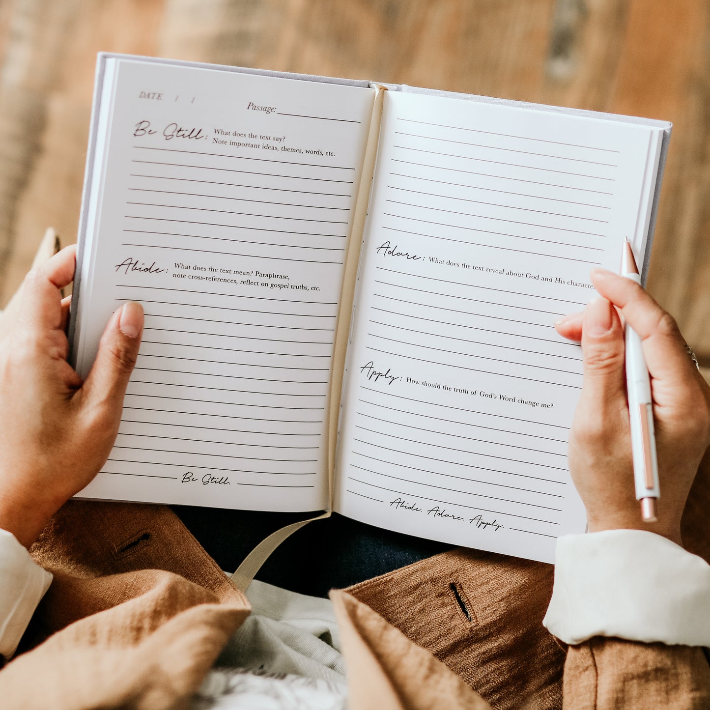 Gold Foil Floral Journal Bundle