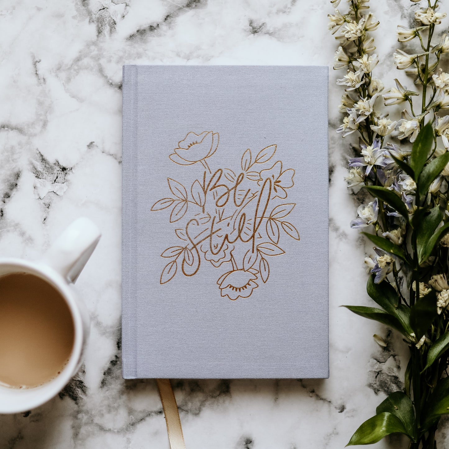 Gold Foil Floral Journal Bundle