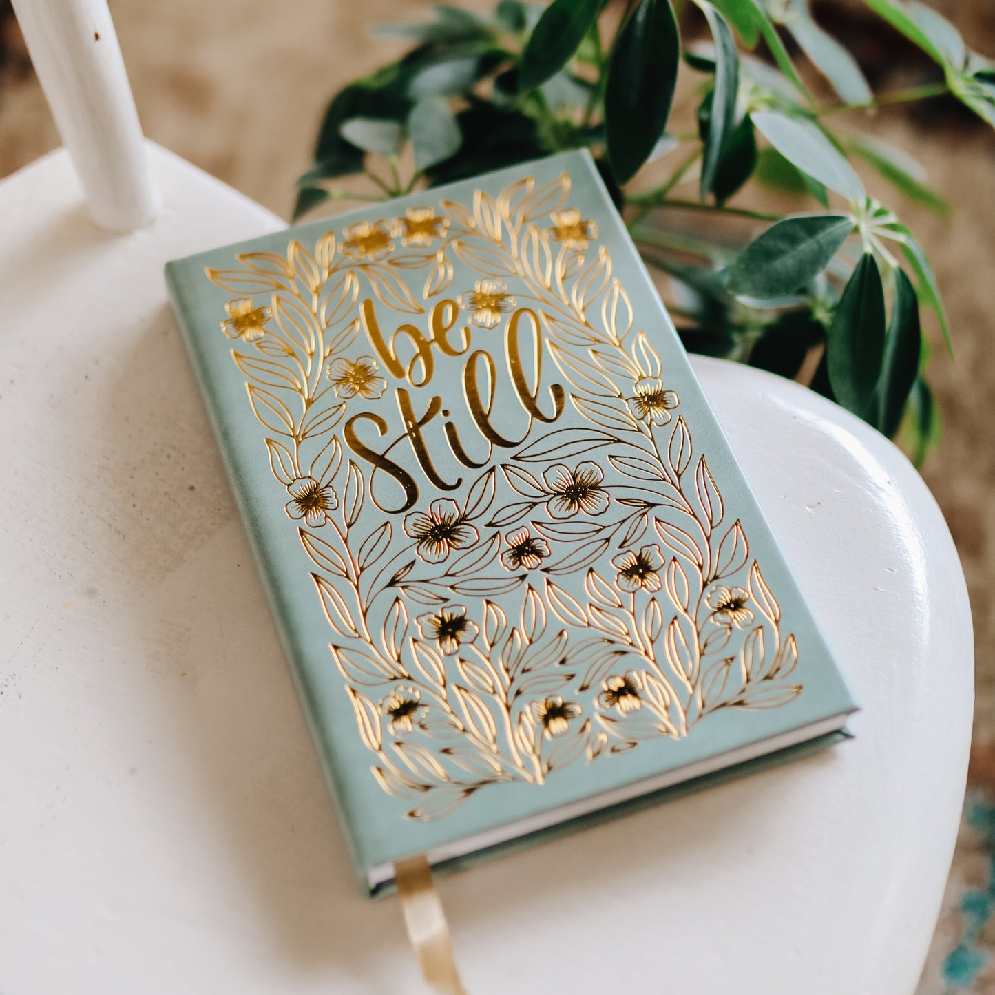 Be Still Journal - Gold Foil