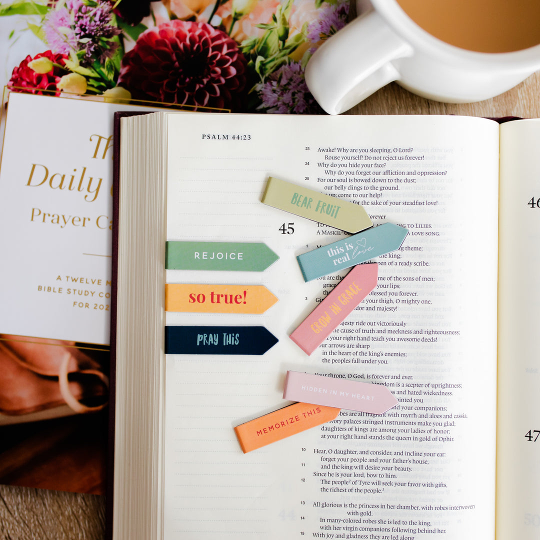 bookmarks for bible bright colors