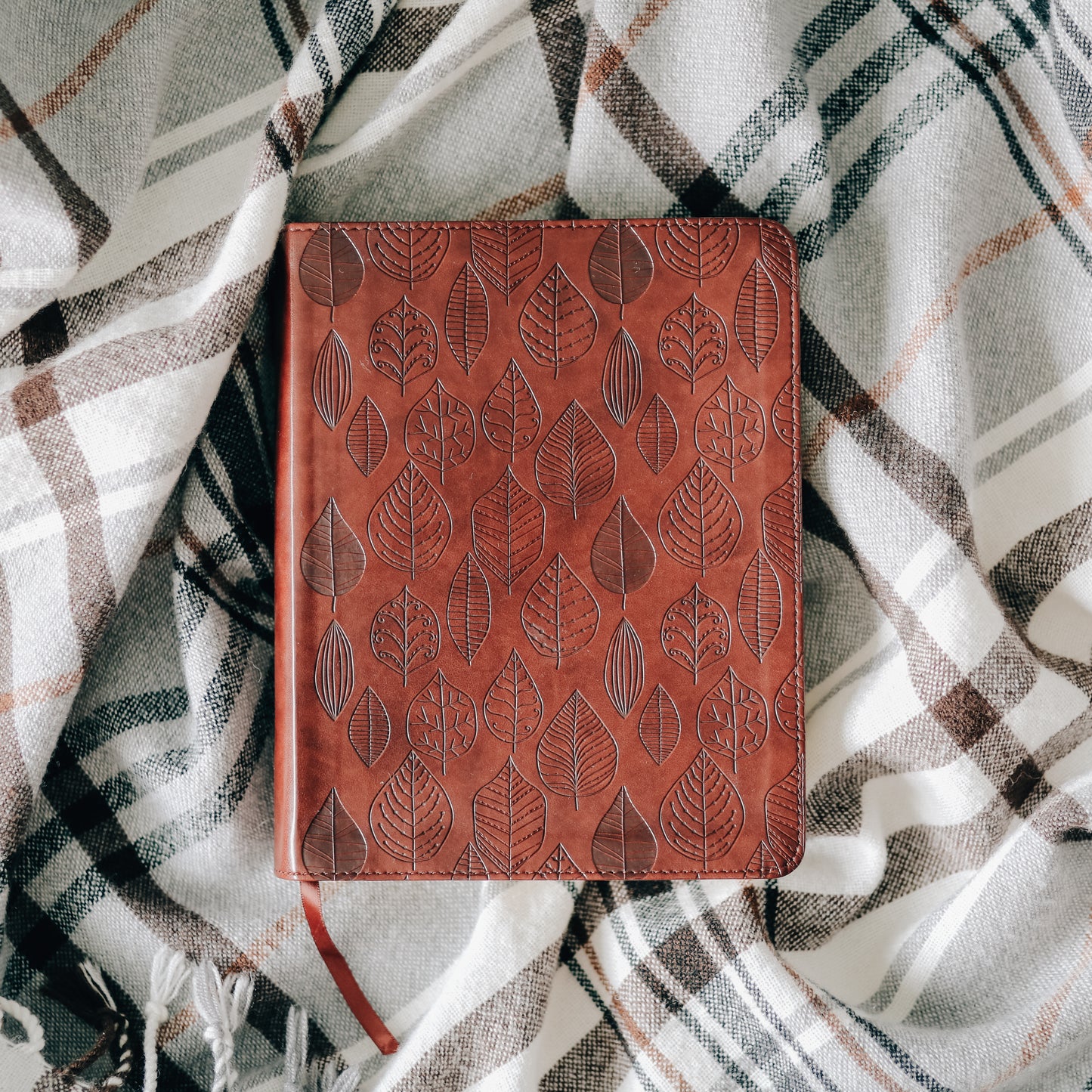 ESV Single Column Journaling Bible - Chestnut Leaves