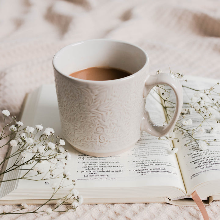 daily grace floral mug