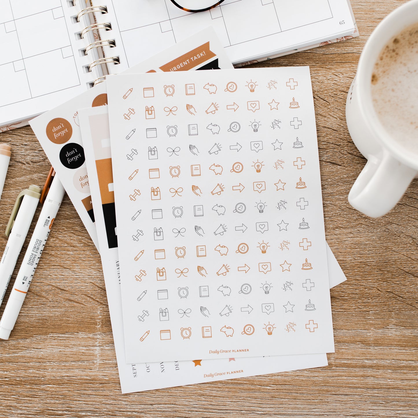 Daily Grace Planner Stickers - Classic