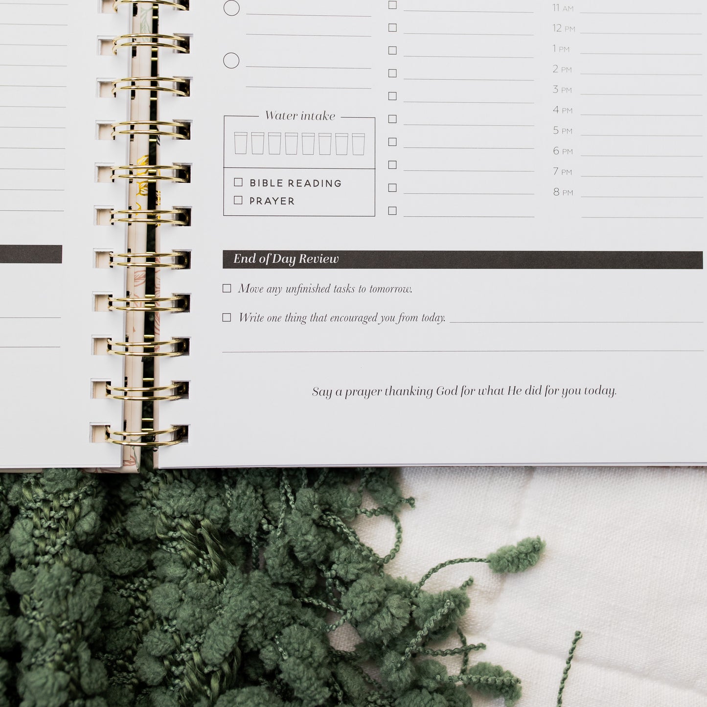 Quarterly Planner | Floral Spiral