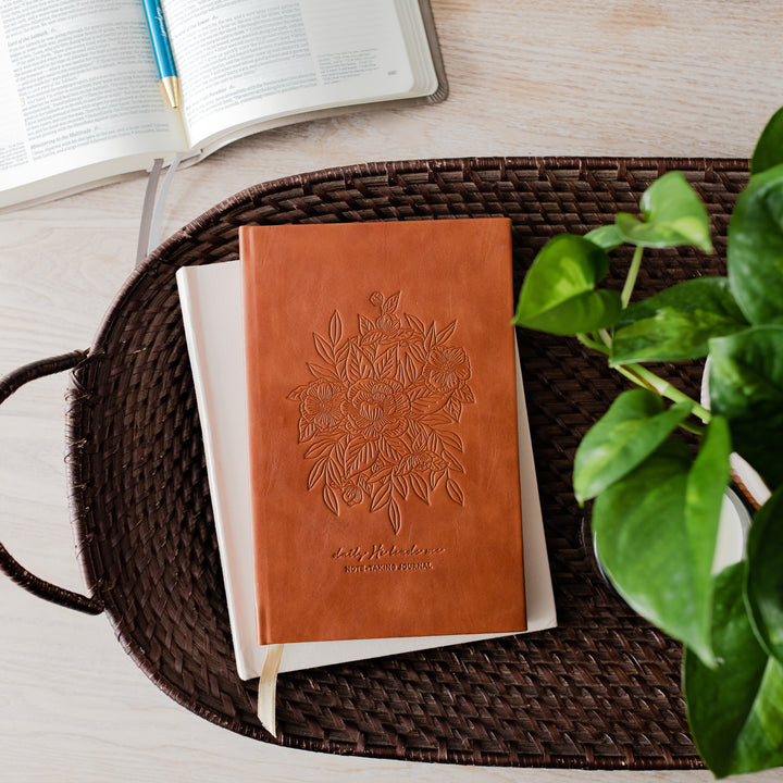 journal for christian women cognac