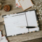 Daily Notepad - Navy Floral