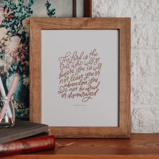 Going Before Us Print