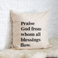 Doxology Pillow Cover