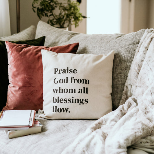 Doxology Pillow Cover