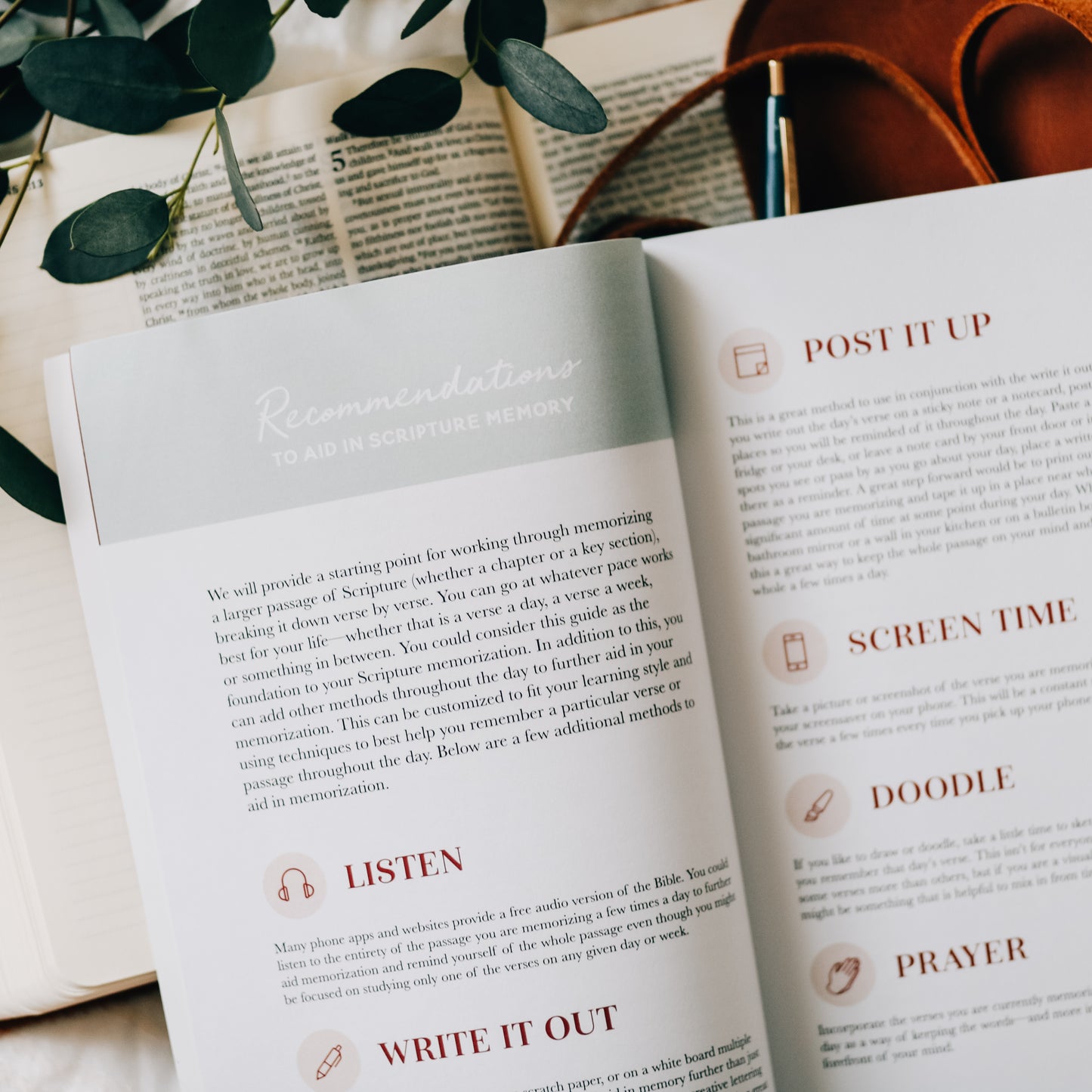 Dwell Scripture Memory Journal | Walking by Faith