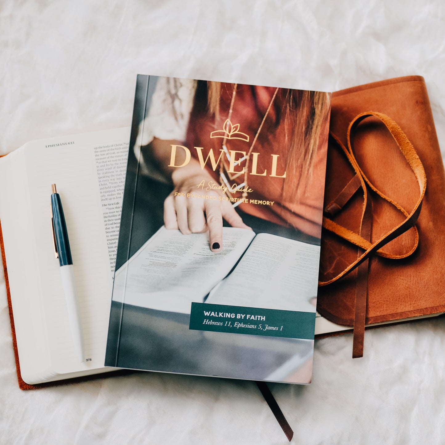 Dwell Scripture Memory Journal - Walking by Faith