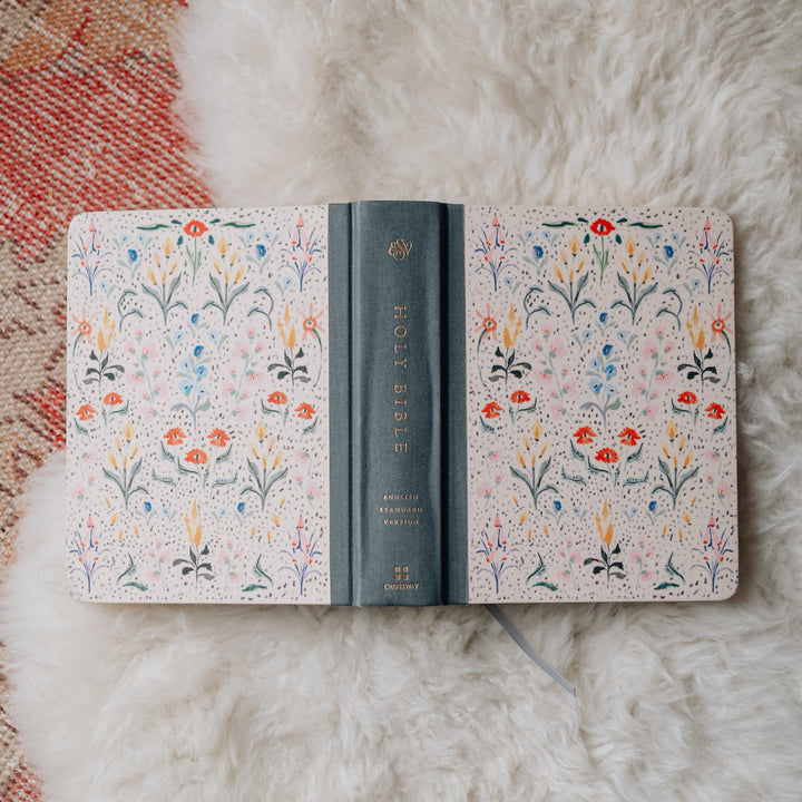 cover of in bloom journaling bible