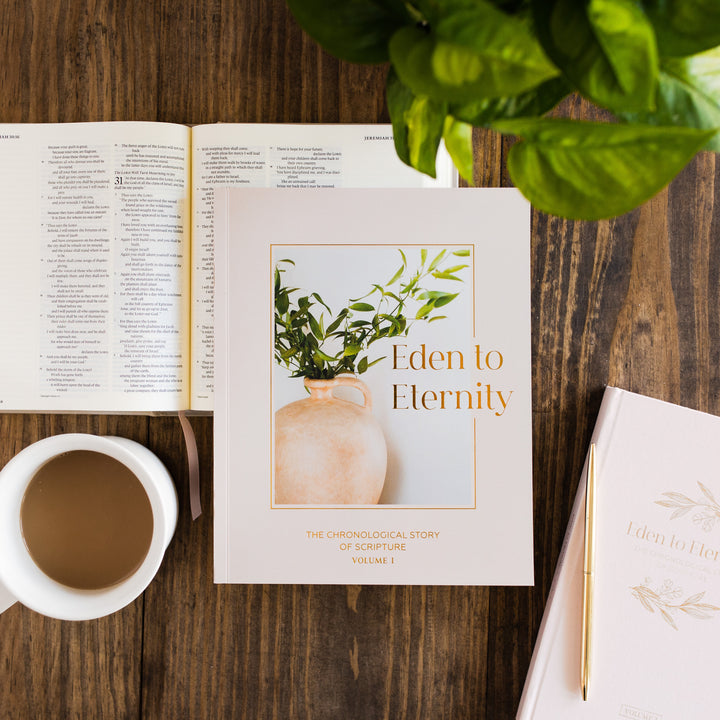 chronological bible study for women with bible and coffee