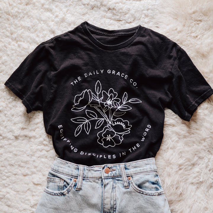 black daily grace t shirt