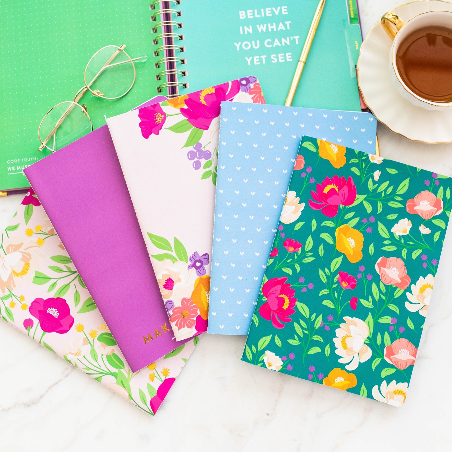 Everyday Lined Notebook | Blush Blooms