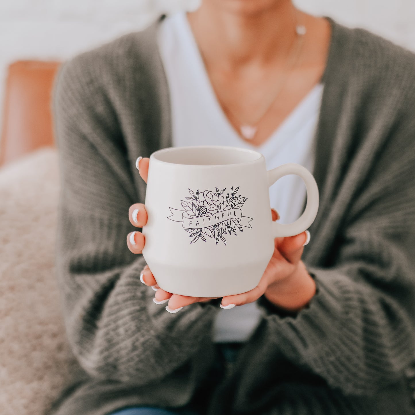 Faithful Ivory Mug