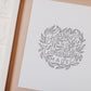 Fearfully and Wonderfully Made Print - Gray