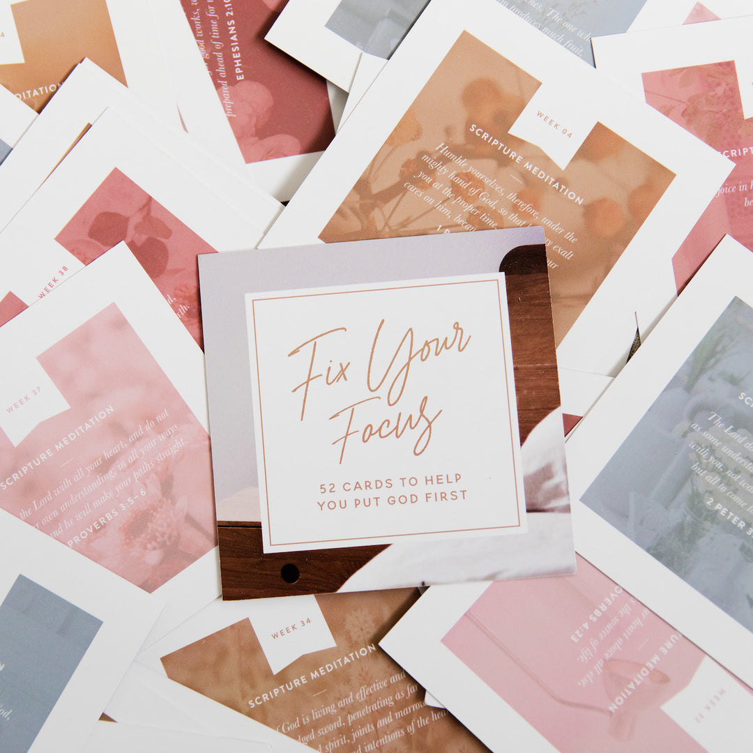 weekly encouragement cards for christian women