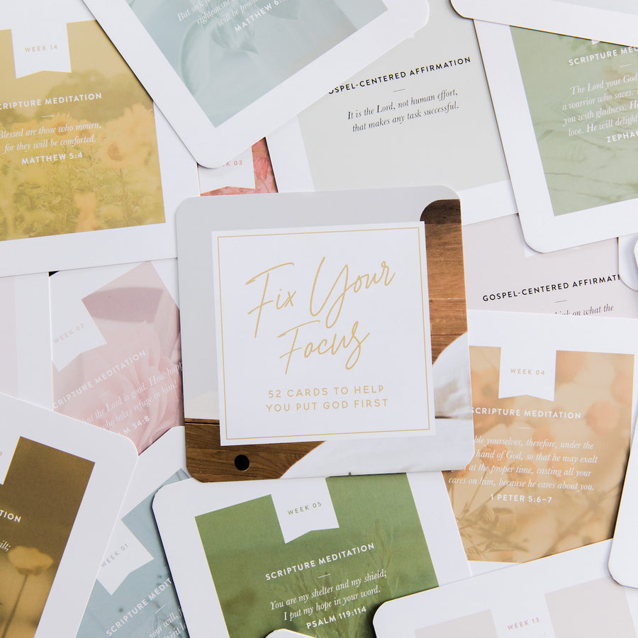 Fix Your Focus Card Set | TDGC – The Daily Grace Co.