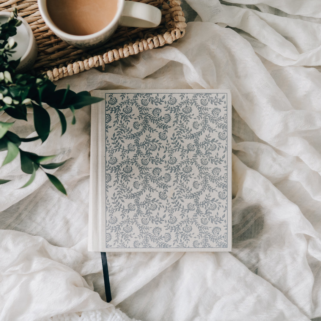 french floral journaling bible