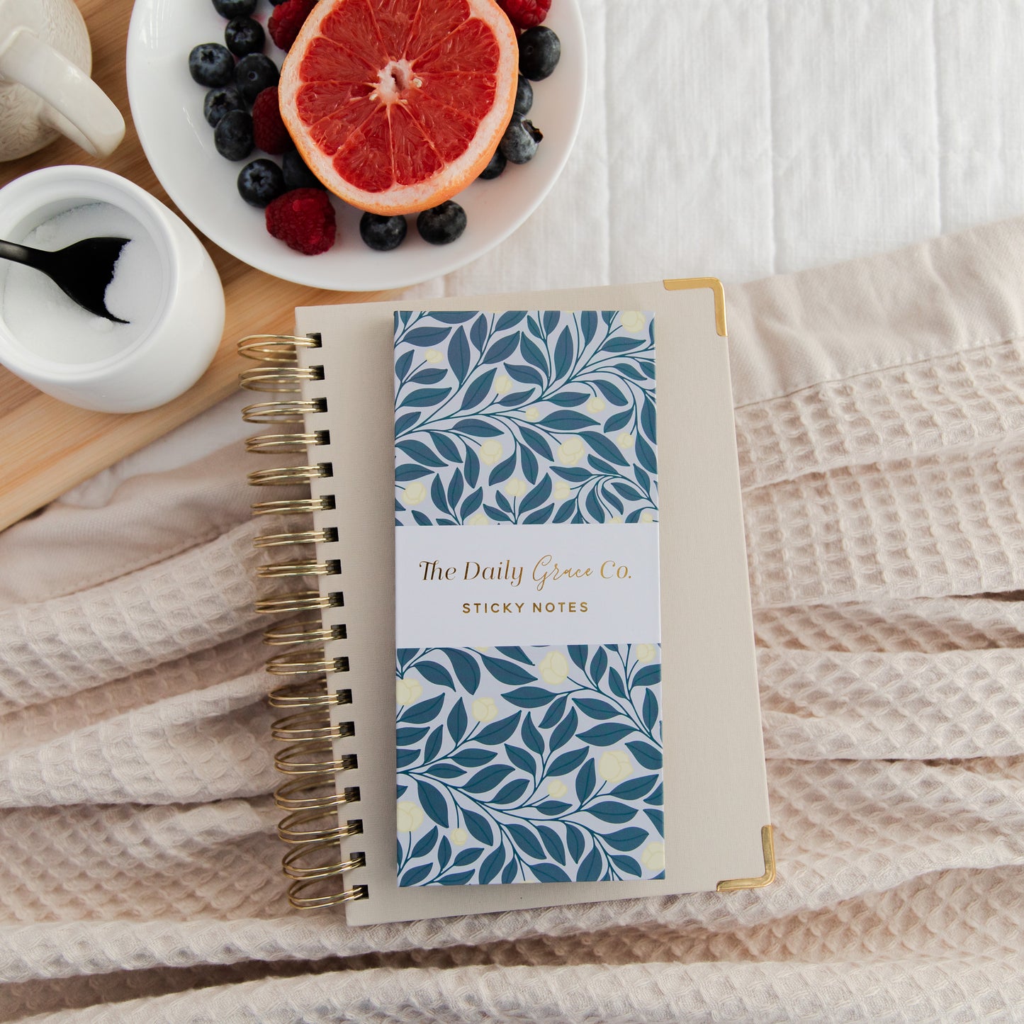 Sticky Note Set | French Blue Floral | TDGC