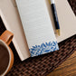 Prayer List Notepad - French Blue Floral