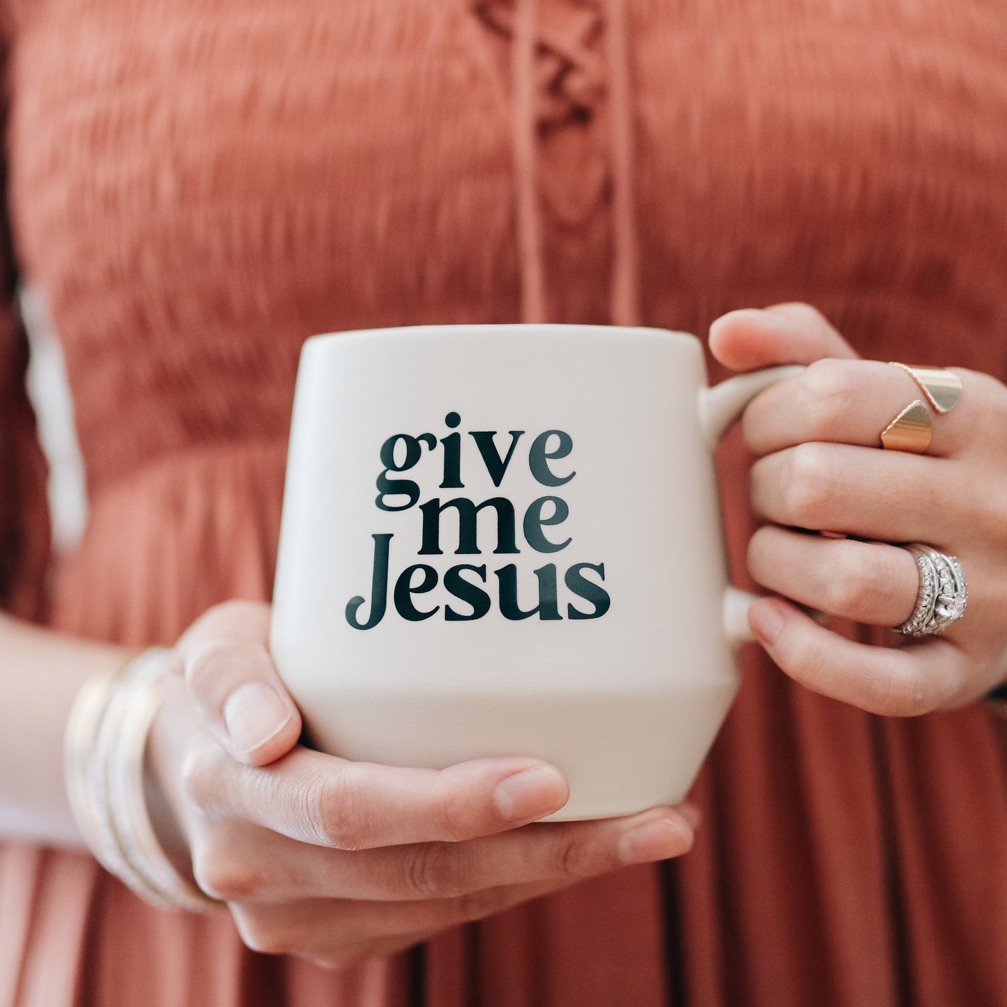 Give Me Jesus Ivory Mug