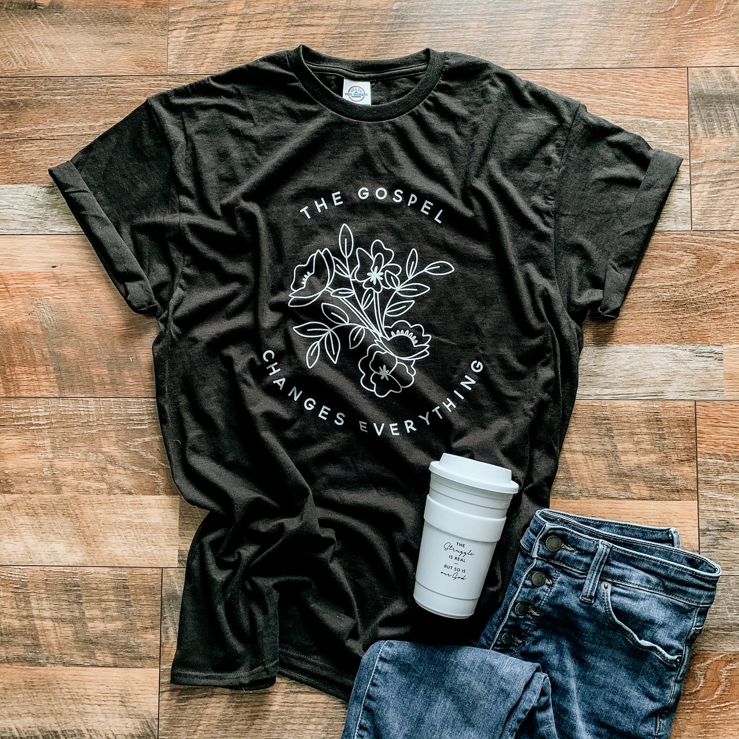 The Gospel Changes Everything Shirt - Black